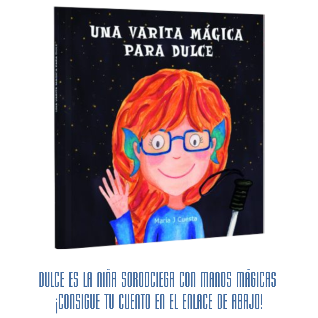 Imagen de la portada del cuento "Una varita mágica para Dulce", de Mª Jesús Cuesta.